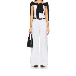 AGOLDE DAME HIGH RISE WIDE LEG JEANS